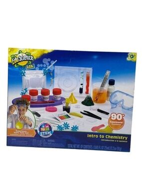Edu-Science Lab Intro Chemistry STEM Kit Toys R Us READ Sealed 90+ Experiments